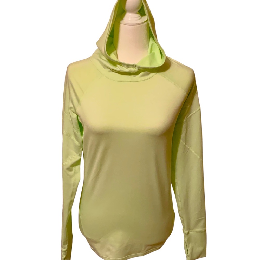 GAP FIT Lime Green Hooded Pullover. Size Small